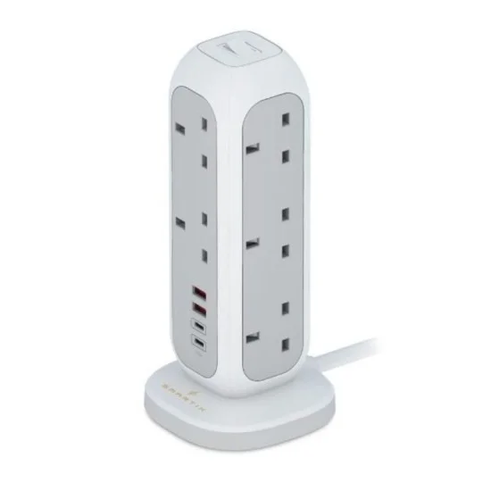 Smartix Premium Multi-Device Charging Tower PowerHub Pro - White